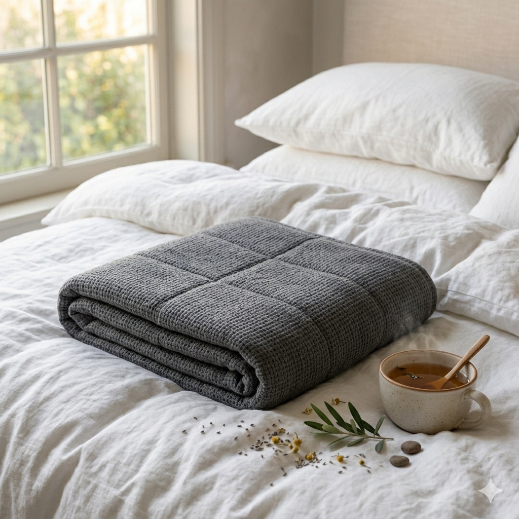 CozyCalm Weighted Blanket – 15 lb