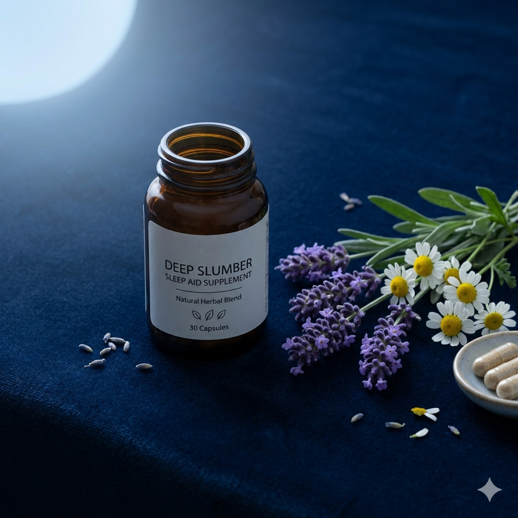 Deep Sleep Aid – Melatonin & Herbal Blend